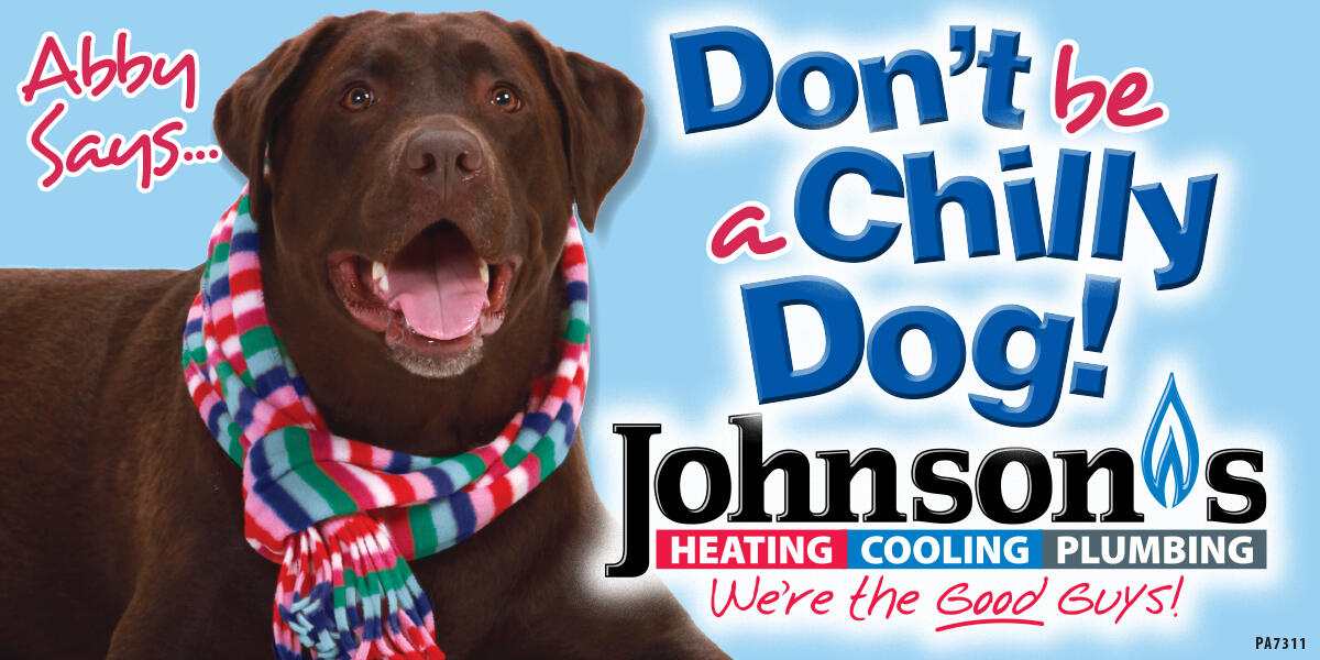 Johnson's "Chilly Dog" billboard
