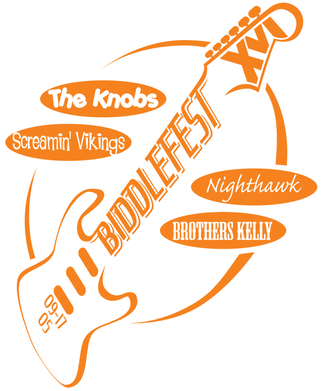 Biddlefest t-shirt design