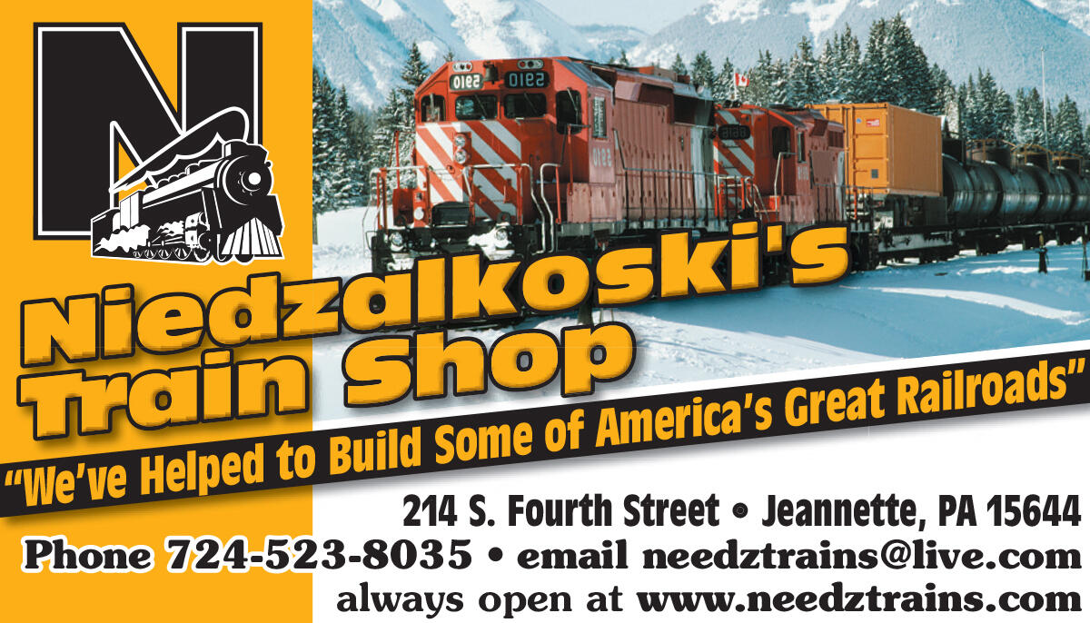 Niedzalkoski&#39;s Train Shop business card