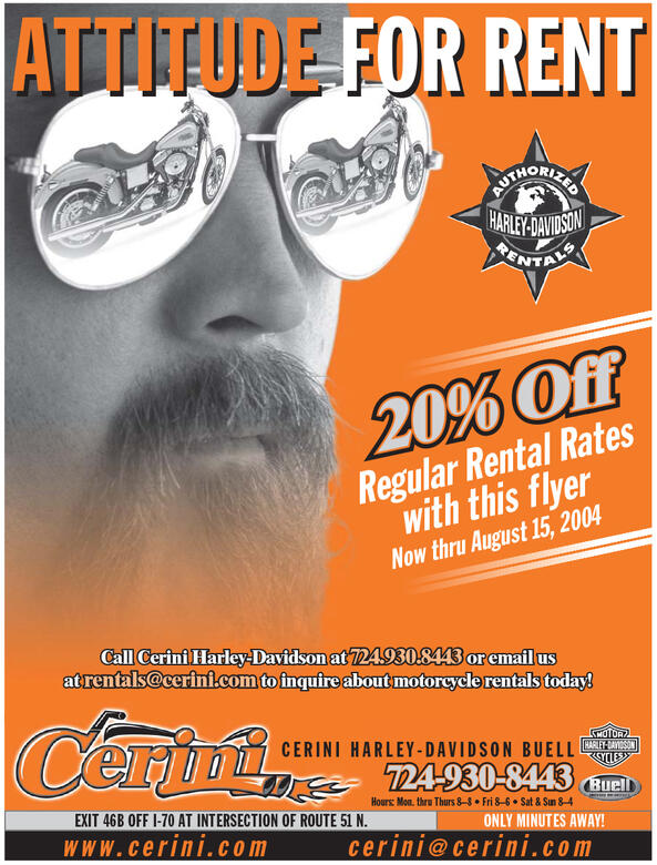 Cerini "Attitude" flyer