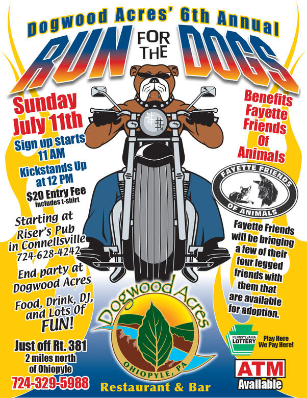 Dogwood Acres "Run for the Dogs" flyer